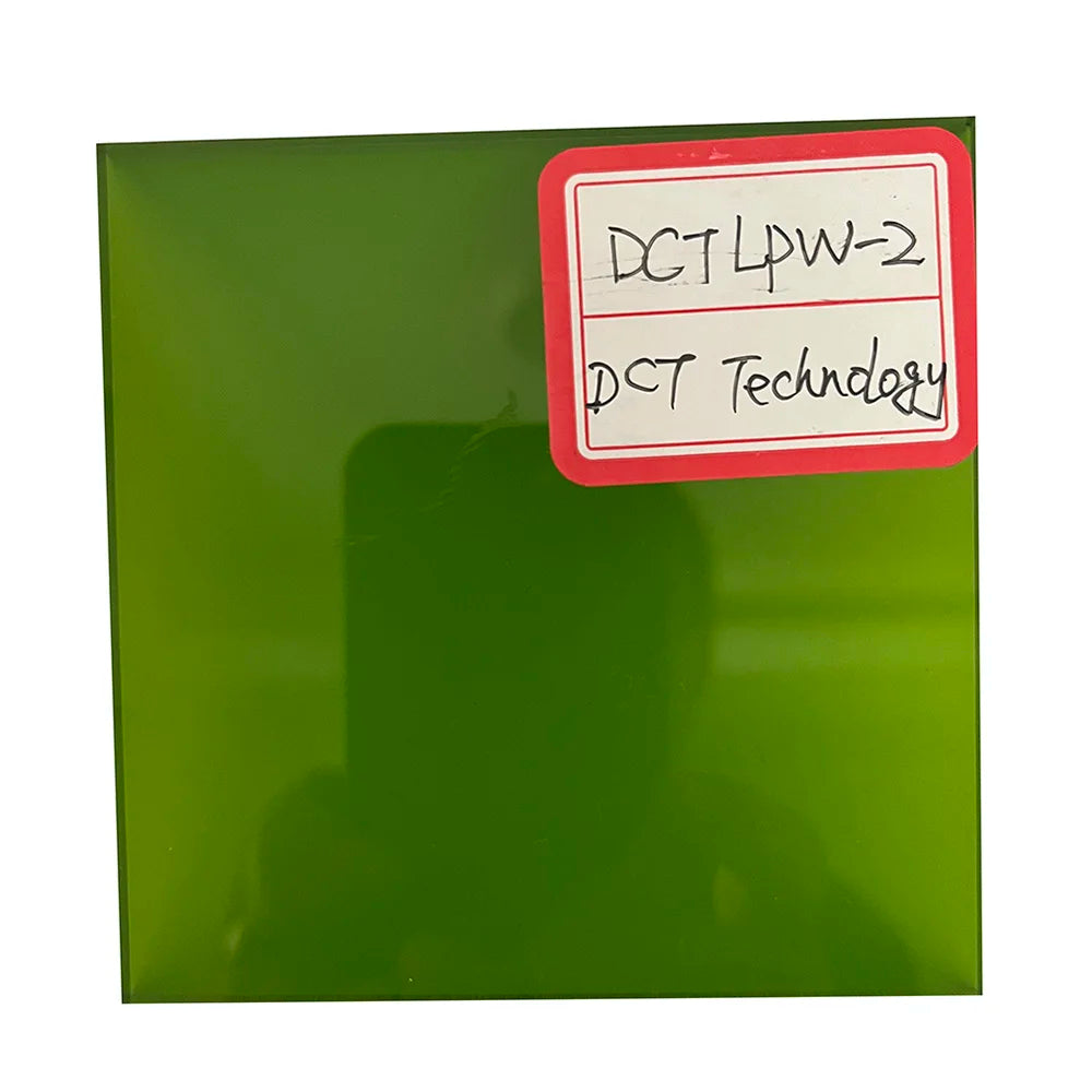 DCT-TECH Factory Wholesale Price Glass Acrylic OD4+ OD6+ 190-400nm/800-1100nm Nd YAG Fiber Laser Protection Safety Cover Window