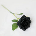 M3439 New Hot Sale Single Velvet Black Roses Wedding Decoration Artificial Flowers Bulk Black Rose