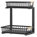 Height Adjustable Storage Units Kitchen Sink Storage Shelf Slides Basket Drawer Rack Spice Racks Kitchen Cabinets Storage Box