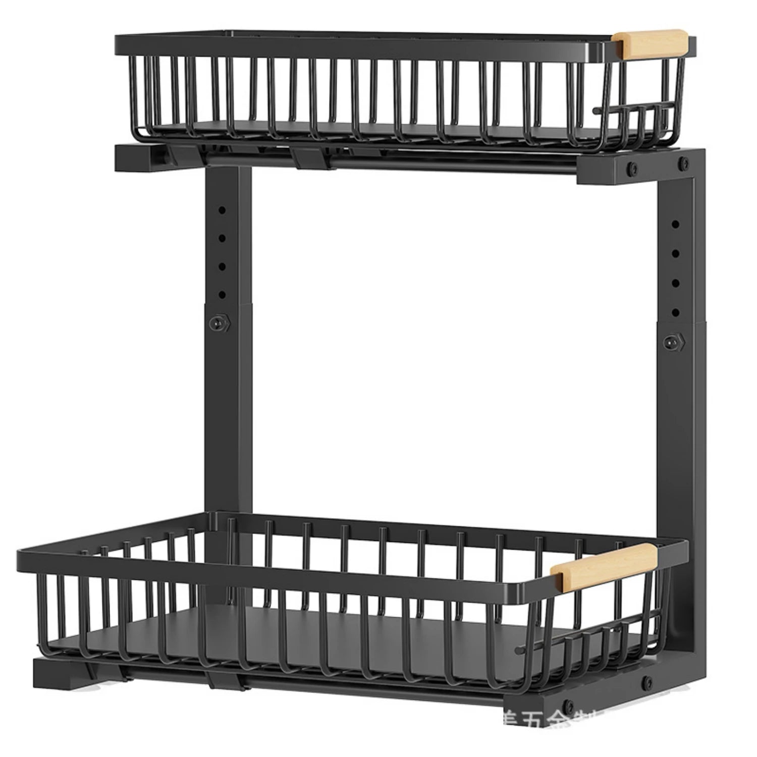 Height Adjustable Storage Units Kitchen Sink Storage Shelf Slides Basket Drawer Rack Spice Racks Kitchen Cabinets Storage Box