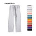 Latest Fashion Casual Jogger Custom Track Pants 350GSM Cotton Fleece Velvet Plain Hip Hop Style for Raw Edge Mid Sweatpants