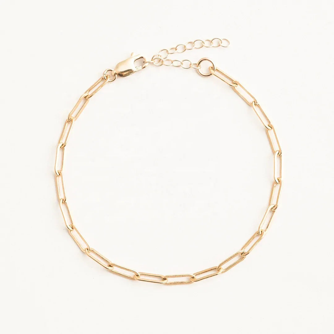 Custom 18K Gold Plated Thin Design Paperclip Stainless Steel Chain Tennis Unisex Classic Waterproof for Party Occasions