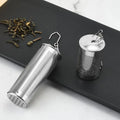Reusable Tea Infuser Mesh Filter Strainer with Double Folding Handles to Brew Loose Leaf Tea in Cups and Teapots