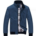 Custom Logo New Fashion Cotton Casual Streetwear Long Sleeve Autumn Stand Collar Men's Outdoor Windproof Jacket
