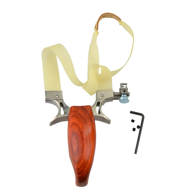 Powerful Titanium Alloy Slingshot Sling Shot Catapult Camouflage Bow Catapult Outdoor Hunting Camping Travel Kits