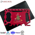 Custom Logo 46-Function Stainless Steel Credit Card Multi-Tool-Business Promotional Gift with Custom Color