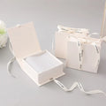 Custom Eco Beige Book Shape Waterproof High-End UV Coating Portable Magnetic Closure Paper Gift Packaging Jewelry Box Ribbon