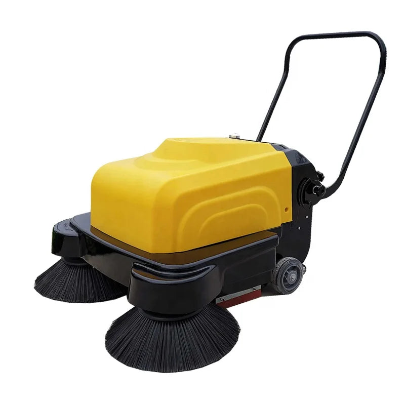 New Walk Behind Electric 12V Industrial Commercial Floor Sweeper with CE Certification 4200 Sqm/h 35L Dustbin
