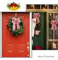 1PCS Large Red Bows Christmas Tree Bowknot Wreaths Ornaments Party Present Xmas Decor Gift