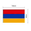 Ready to Ship 3x5 Ft 150x90cm Polyester National Flag of Armenia World Country Big Banner Republic Armenia Display Accessory