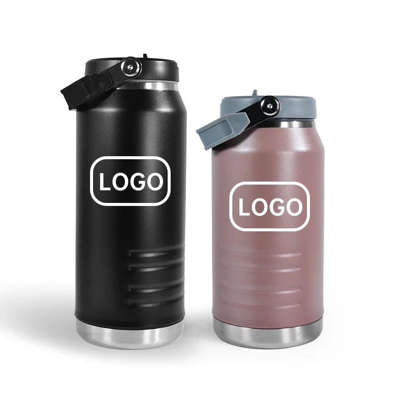 Wholesale 40oz/54oz Large Capacity Powder Coating Stainless Steel Insulated Sports Coffee Tumblers With Handle