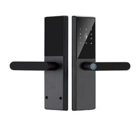For Modern Fingerprint Keyless Smart Door Handle Lock for Hotel & Villa Use Smart Home Security