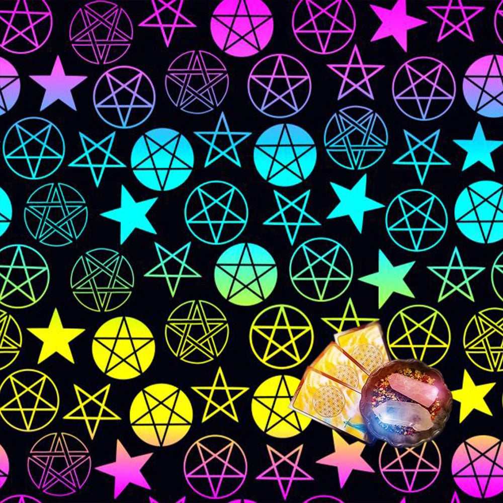 Celtic Knot Altar Cloth Spiritual Runes Pagan Divination Witchcraft Astrology Oracle Card Mat Viking Compass Tarot Nonwoven Home