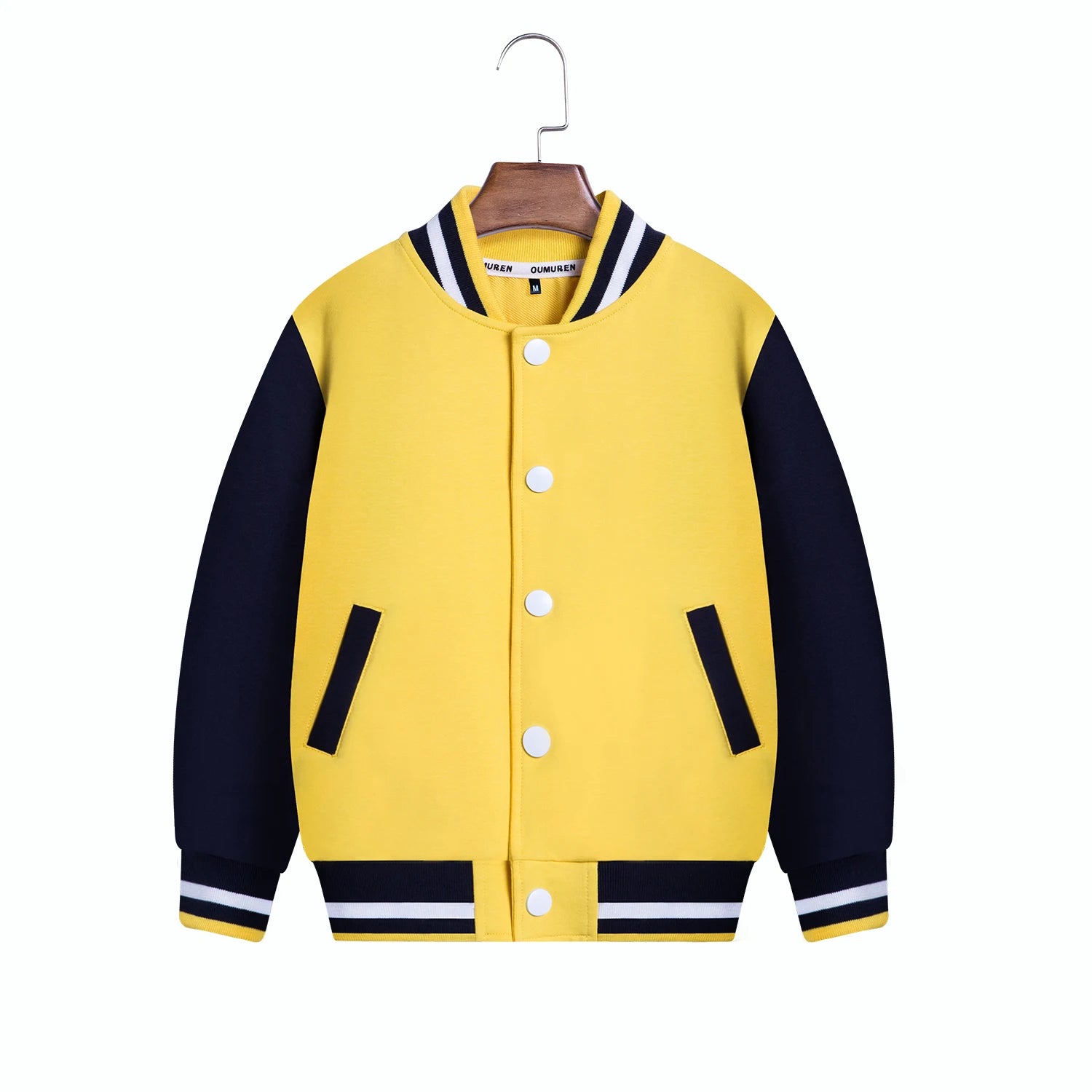 Lidong Unisex Varsity Jacket Custom Printed Logo Casual Style 100% Cotton Boy and Girls School Wholesale