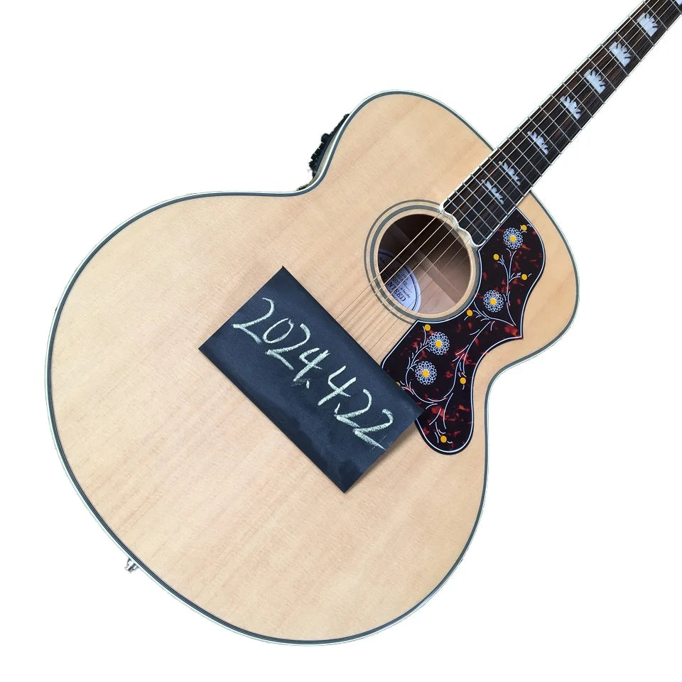 43" Jumbo Size Solid Wood Acoustic GuitarsAcoustic Electric GuitarFolk Guitar