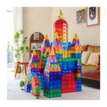 MNTL 108pcs Castle Magnetic Tiles 3D Montessori Toys Magnetic Construct Building Block Educational Toys for Kids Learning
