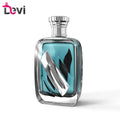 Devi New Design Glass Perfume Bottles 100ML Men's Square Parfum Bottle Fragrance Sprayer Atomizer Refillable Empty Container