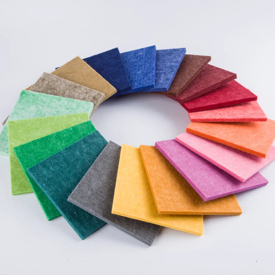 High Dense Fire Retardant Polyester Acoustic Panel PET Felt Panel for Office and Home Decorative Acoustic Wall Panel Custom