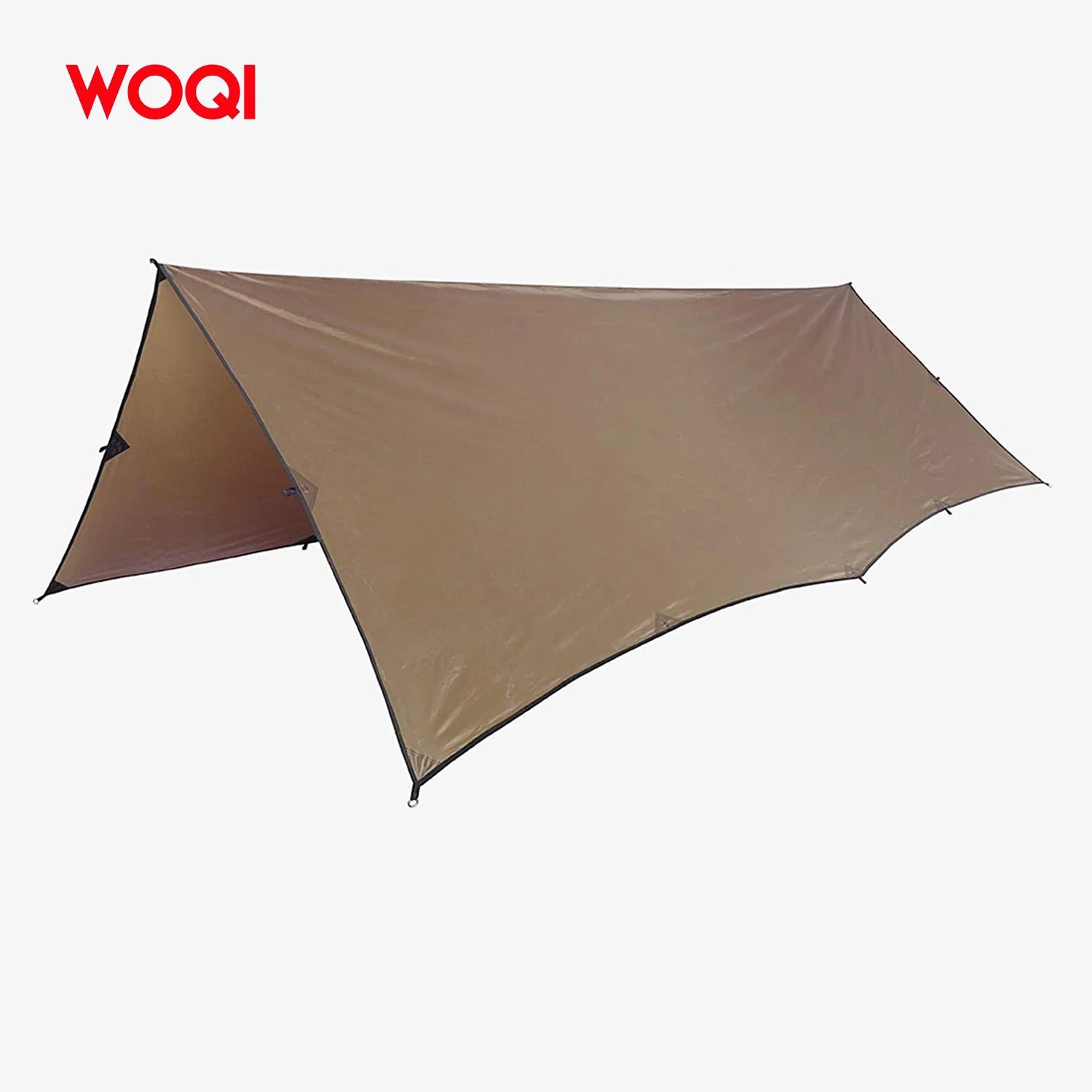WOQI Lightweight  Portable Waterproof Sun Shelter Hammock Rain Fly Tarp for Camping Hiking