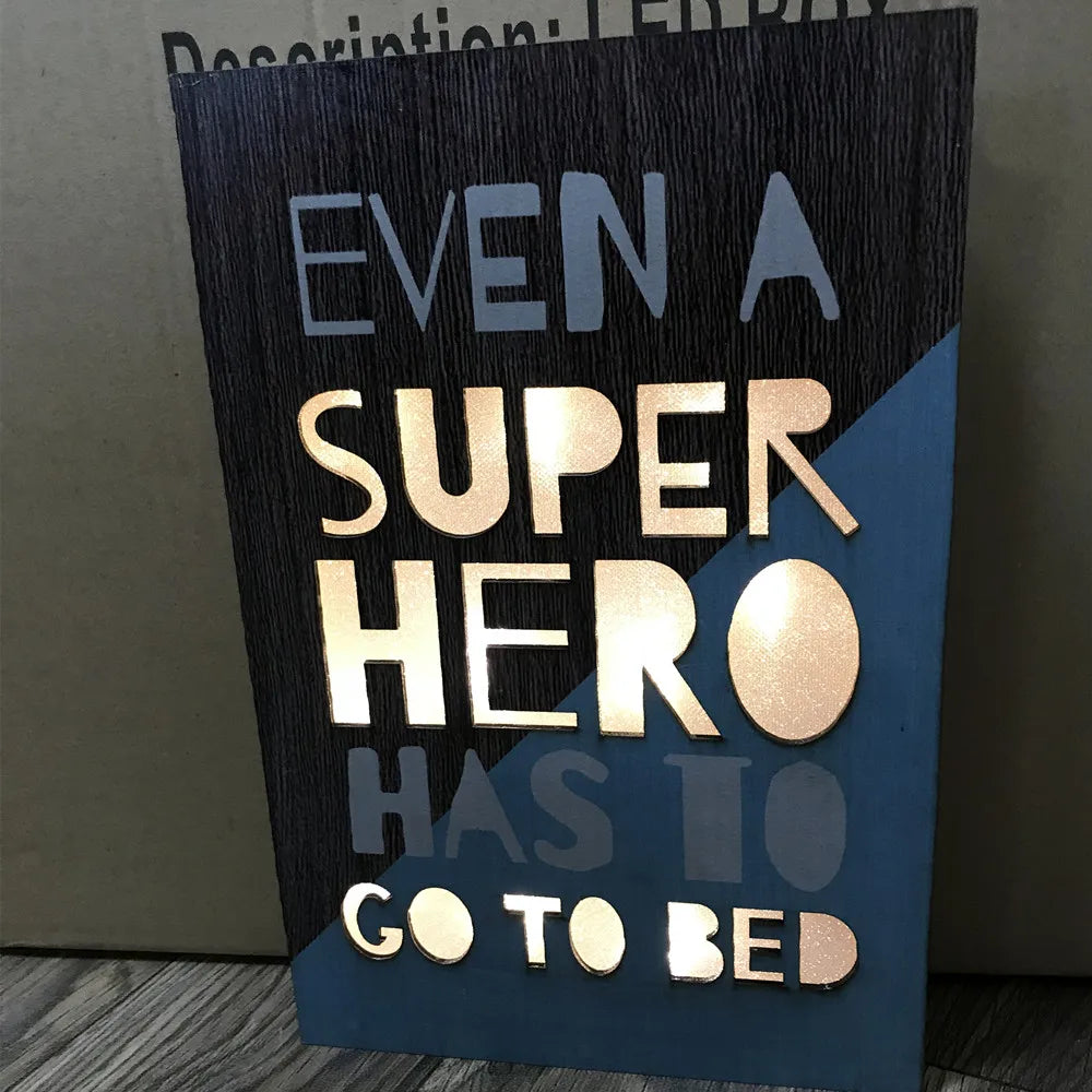 Handmade Customizable Color & Size Wood MDF LED Shadow Box Photo Frame for Home Decor and Guestroom Use