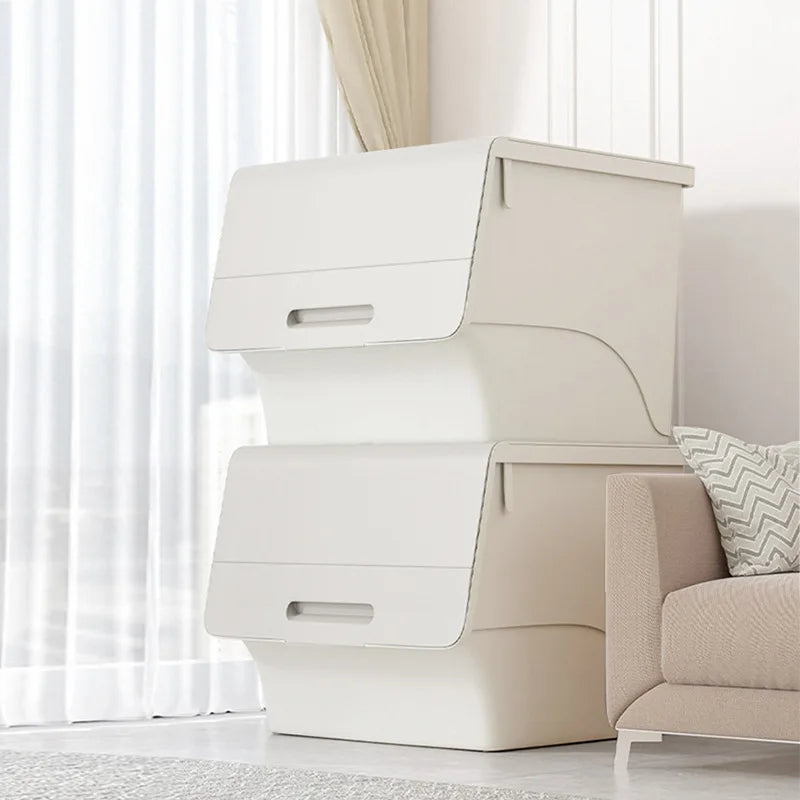 Large Storage Bins with Lids Storage Boxes Organizer Containers Baskets with Cover for Home Bedroom Closet Office Nursery