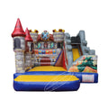 Commercial Kids Bouncy Castle Bounce House with Slide PVC Material CE Certified 6-Person Capacity Customizable Size