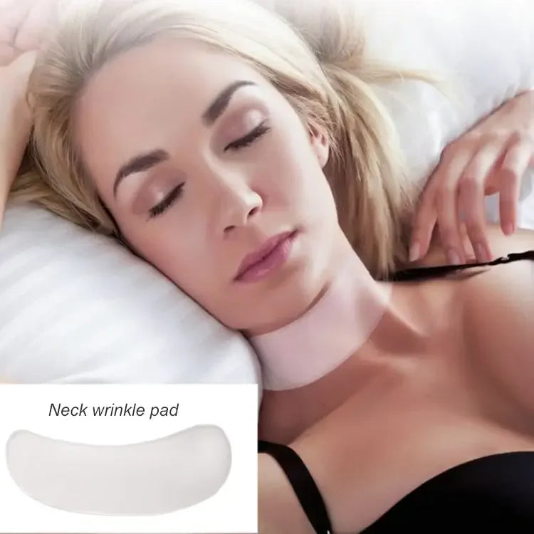 Customized Service Reusable Ultra Thin Transparent Anti Wrinkle Silicone Neck Pad