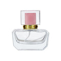 Wholesale 30ml Crystal Glass Perfume Bottle Containers with clear Lid for Gift
