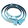 China Factory Supply Steel Duct Clamp 200 mm  Galvanized Pipe Clamp Accept OEM Design