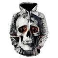 Wholesale 3 XL Unisex Puff Hoodie Custom Streetwear Print 3D Pattern Hooded With Pocket