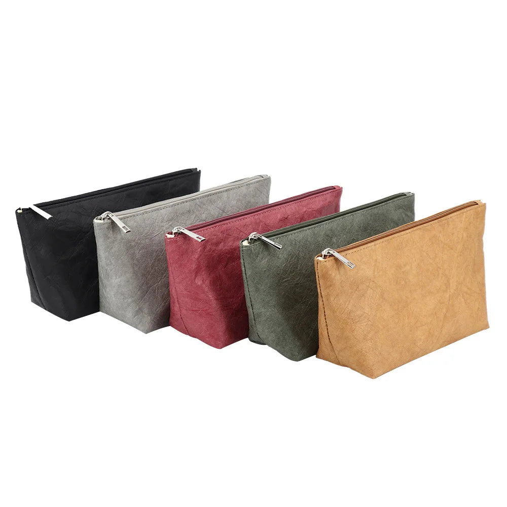 Cosmetic Bag Fashion Tyvek Paper Dupont Paper Bags Bolsa Makeup Maquillaje Zipper Kosmetiktasche Bag for Lady
