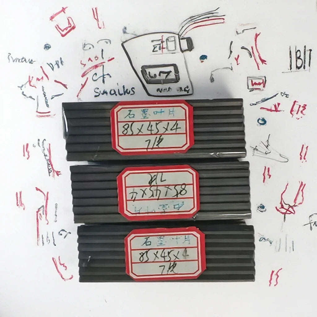 Wholesale Carbon Vane 85*45*4mm Printing Shops' Spare Parts for HDB Offset Printing Machine
