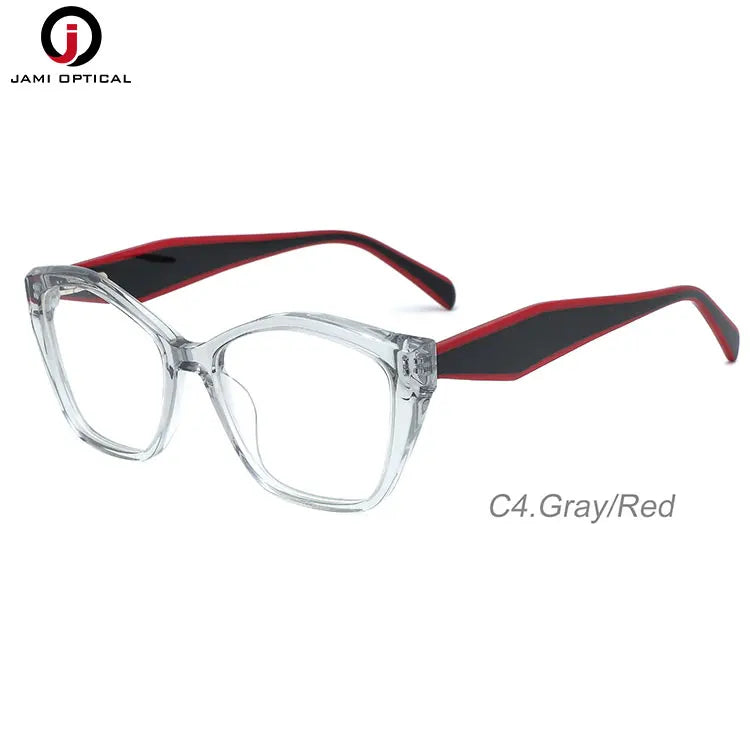New Arrival Women Glasses Frames Colorful Spectacle Eyewear Cat Eye Glasses Acetate Frames