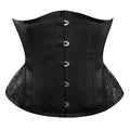 5 Buttons Underbust Corset Women Vintage Waist Cinchers 14 Steel Boned Cupless Bustier Corselet
