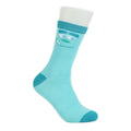 Girls Ladies Soft Crew Polyester Custom Jacquard Printing Sock Winter Knitted Sports Grip Cotton Socks 250pcs