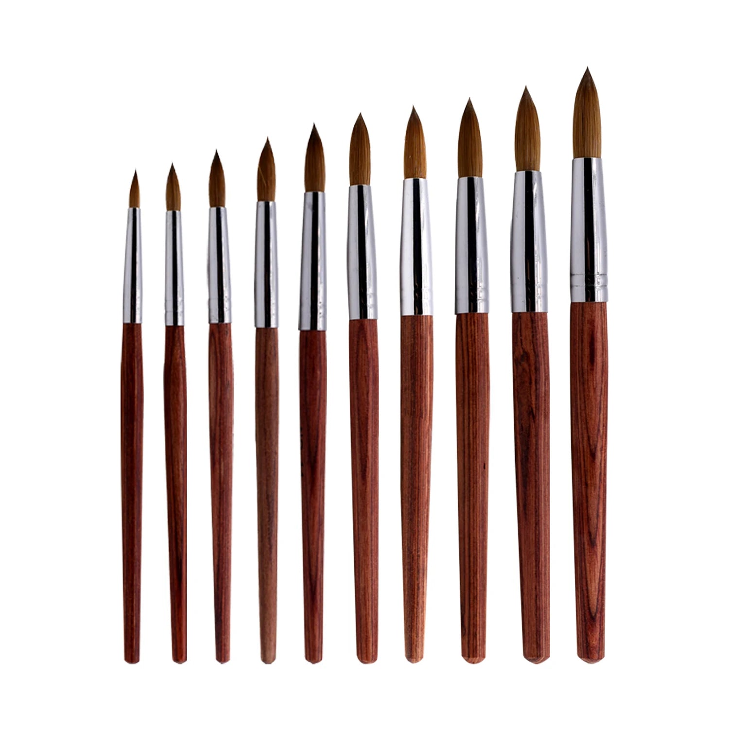 Customized Private Label Nail Supplies Brush Set Brushes Nails Sable Hair Acrylic Nail Brush 100 % Kolinsky