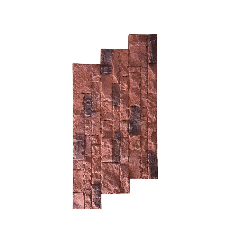 Modern Design Marble PU Stone Wall Panel Cladding Waterproof Exterior Interior Polyurethane Artificial Stone 3D Model Design