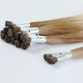 Luxury Double Drawn Raw Indian Temple Single Donor Prebonded I Tip Hair Extensions Wholesale