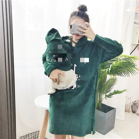 Winter Autumn Warm Heated Fashion Matching Pajama Set Dog with Owner