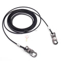 Premium Galvanized Steel Wire Rope Zinc Alloy Dog Tie-Out Cable Heavy Duty Chain Leashes Lace Decoration Solid Pets Lead Cable