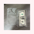 New Arrival 6-Hole Portable Sinking Funds A6 Pvc Envelope for Budget Binder Money Pocket Custom Clear Cash Stuffing Envelopes