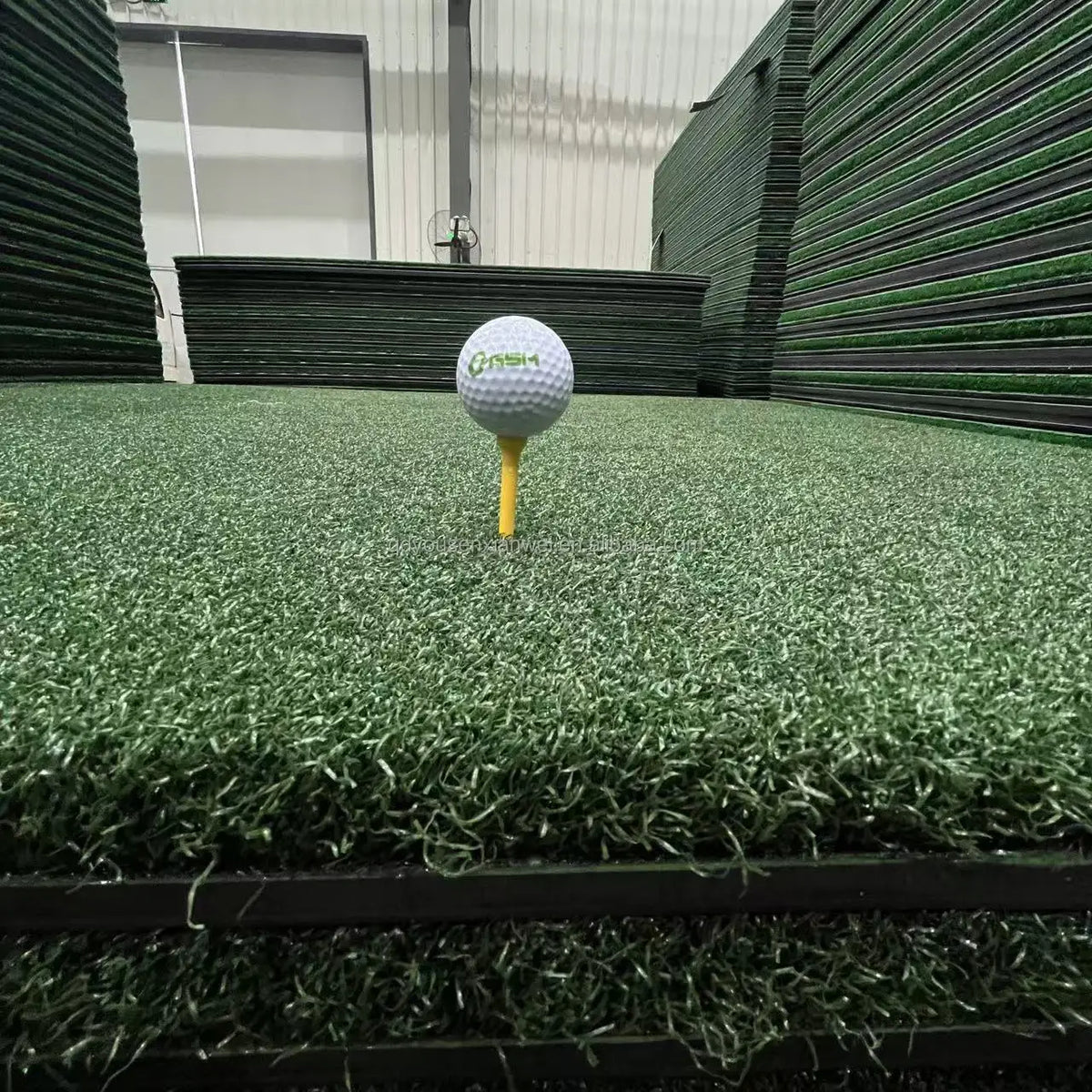 High Quality Golf Mat Tee Line Tee Box Turf Golf Hitting Mat