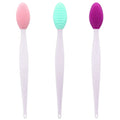 Wholesale Skin Care Face Cleaning Tool Nose Brush Mini Waterproof Silicone Facial Cleansing Brush Lip Scrub Brush