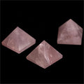 Rose Quartz Pyramid Stone Pyramid Craft for Home Decor Energy Healing Crystal Natural Home Decoration Love OPP Bags Feng Shui