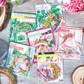 25 Stickers Per Pack Flower Season's Dating Collection Everyday Handbook Stickers Floral Decorative Material