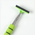 Telescopic Retractable Stainless Steel Car Rear View Mirror Handheld Window Washing Cleaning Brush Plastic Squeegee Wiping Tool