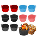 Silicone Air Fryer Egg Poacher Non Stick Egg Cups for Air Fryer Oven Microwave BPA Free Easy Release