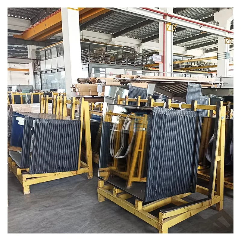 Energy Efficient Argon Gas Filled Double Glazing sealed Unit Insulated Glass windows Curtain Wall Sliding Patio Doors Prices
