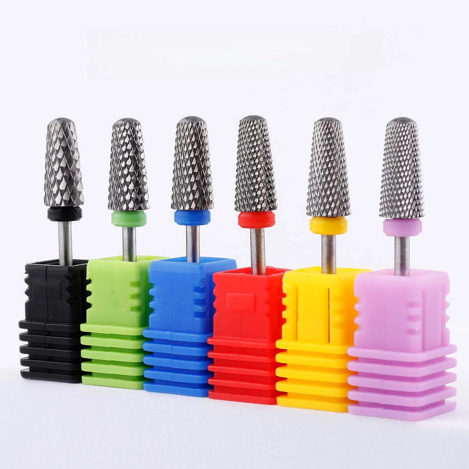 Nail Tungsten Steel Grinding Head 5 in 1 Grinding Machine Drill Bits Dead Skin Acrylic Gel Removal Nail Art Tool