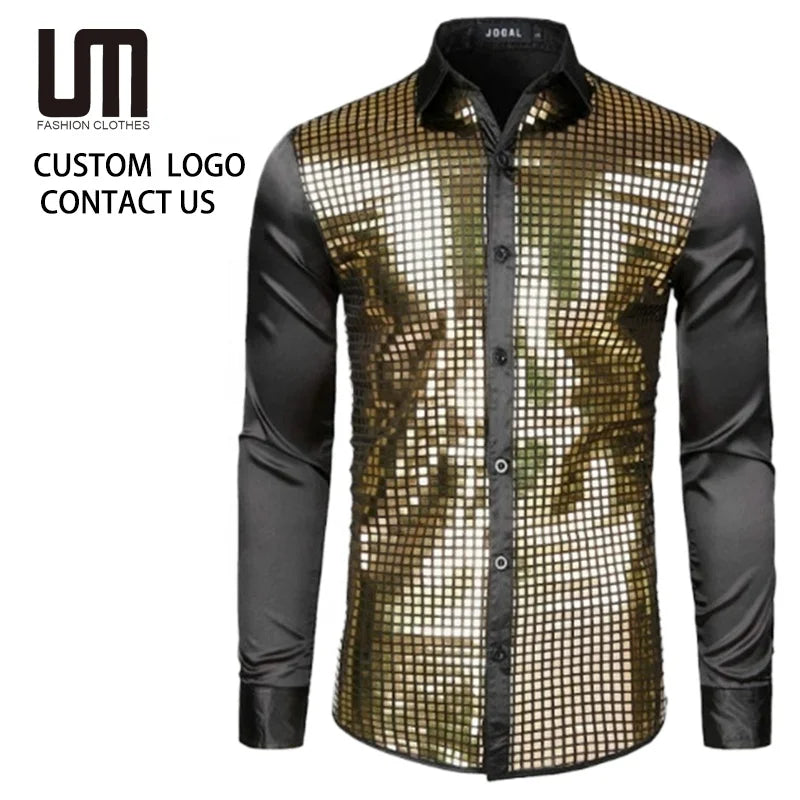 Liu Ming Hot Selling Autumn Winter New Men Casual Full Sleeve Bright Color Turn Down Neck Shirt